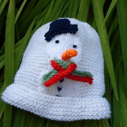 Snowman Baby Hat