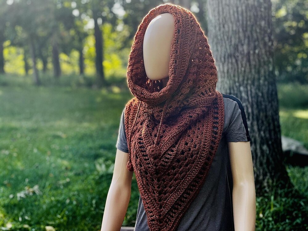 Gran'dana Cowl Hood Crochet pattern by Angela Wilson | LoveCrafts