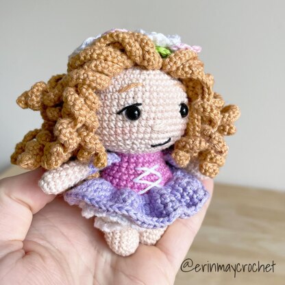 Princess Penelope Amigurumi Crochet Pattern by erinmaycrochet