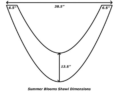 Summer Blooms Shawl