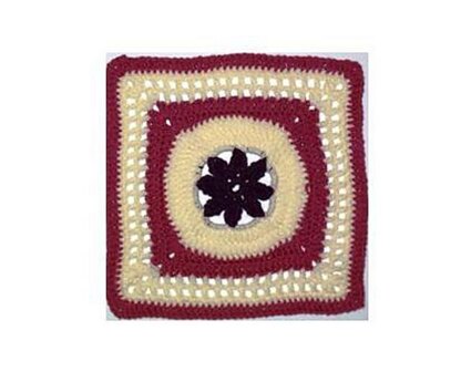 Cameo Flower - 12" square