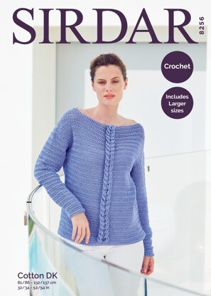 Sweater in Sirdar Cotton DK - 8256 - Downloadable PDF