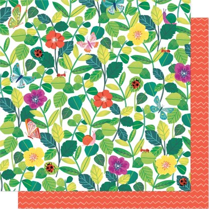 American Crafts Shimelle Never Grow Up Double-Sided Cardstock 12"X12" 25/Pkg - Spring Awakening