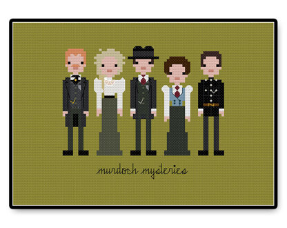 Murdoch Mysteries - PDF Cross Stitch Pattern