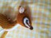 Toy Knitting Patterns -Knit Deer baby soft toy from yarn, knitting gift