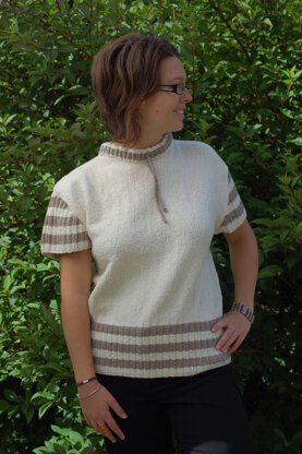 Draw String Pullover in Cascade Fixation - W133