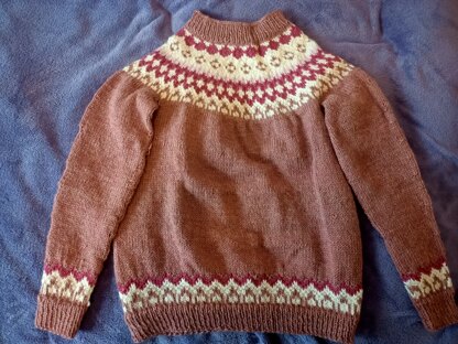 First fair isle jumper