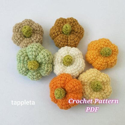 Mini pumpkin crochet pattern