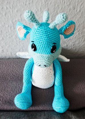 PDF Häkelanleitung Amigurumi Drache Drachi