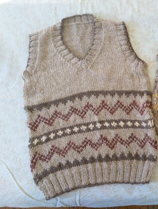 Fairisle Vests in DK