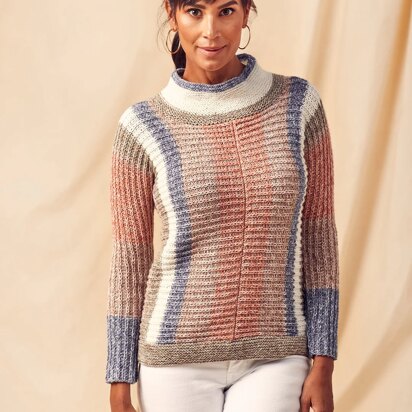 Ribline Pullover in Universal Yarn Off Beat - Downloadable PDF - knitting pattern