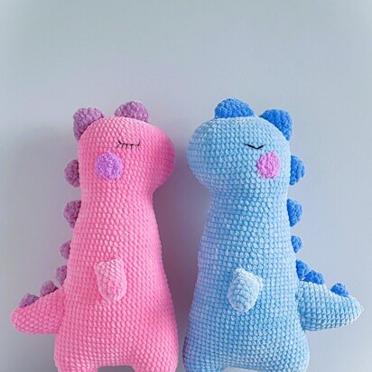 Sleeping Dinos, Easy Dinosaur Amigurumi