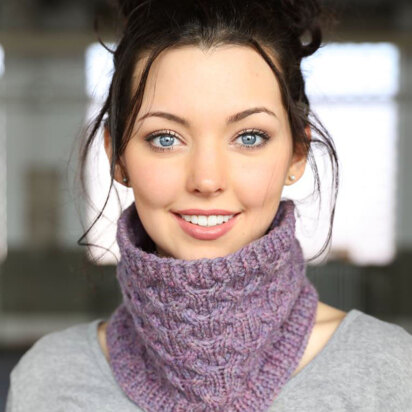 Cabled Cowls in Plymouth Yarn Tuscan Aire - f725 - Downloadable PDF - knitting pattern