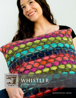 Whistler Pillow in Juniper Moon Moonshine and Moonshine Trios - J8-08 - Downloadable PDF
