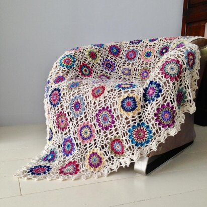 Batik Flower Blanket