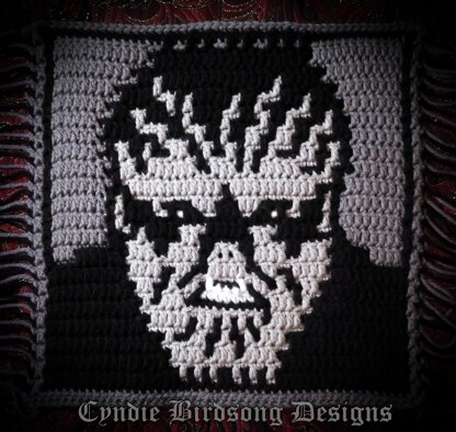 Classic Horror mosaic square - Wolf Man