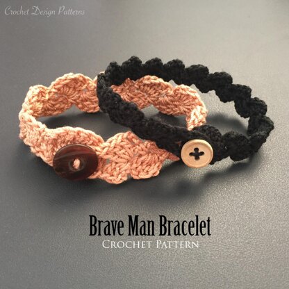 Brave Man Bracelet crochet pattern