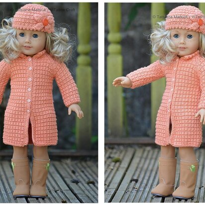 Peach Flower Doll Set