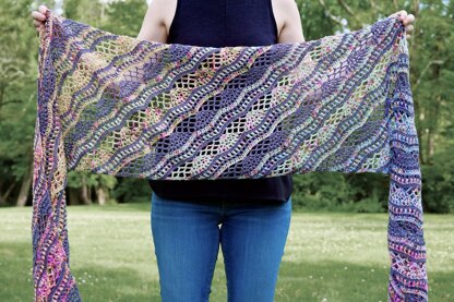 Polychromatic Shawl