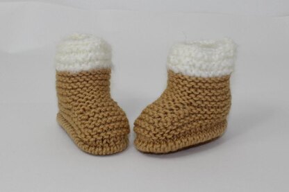 Chunky Baby Fur Top Booties