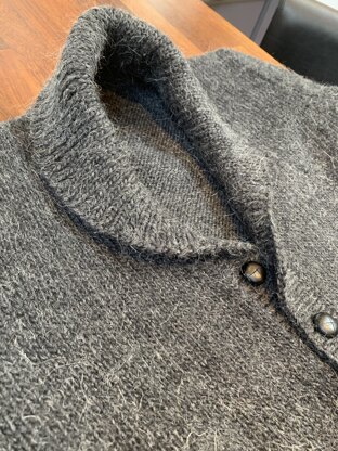 Men's shawl cardigan