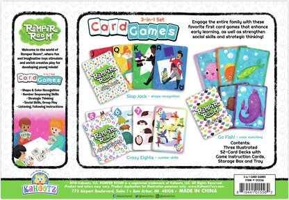 Patch Products Classic Card Games - 3-In-1 Set