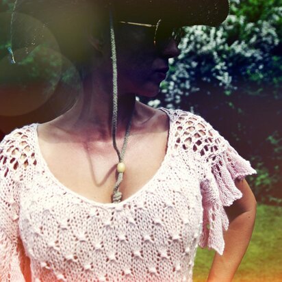 Girly Top - knitting pattern