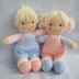 Jack and Jill - Knitted Dolls