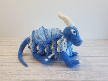 3in1 Ice Dragon Baby Blanket