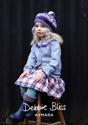 Debbie Bliss Agnes Cardigan & Beret PDF