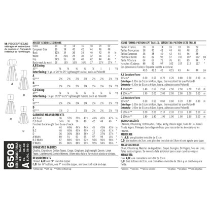 New Look 6508 Womenâ€™s  Dress with Open or Closed Back Variations 6508 - Paper Pattern, Size A (10-12-14-16-18-20-22)