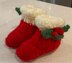 Christmas Baby Booties