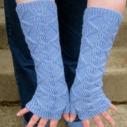 White Mountain Long Mitts