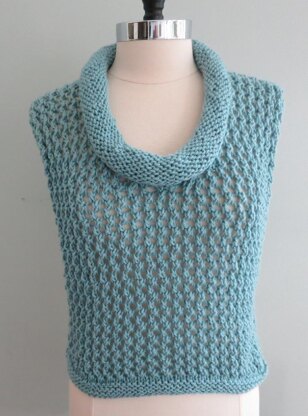 Abigail Cowl Vest Two Worsted