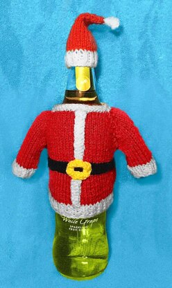 Father Christmas / Santa Wine Bottle Cover Jacket