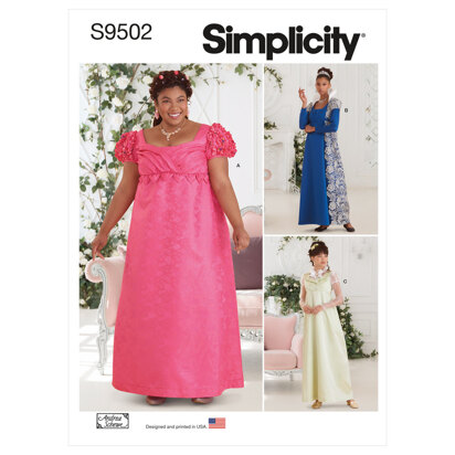 Simplicity Damen- und Mädchen-Kostüme S9502 - Nähmuster