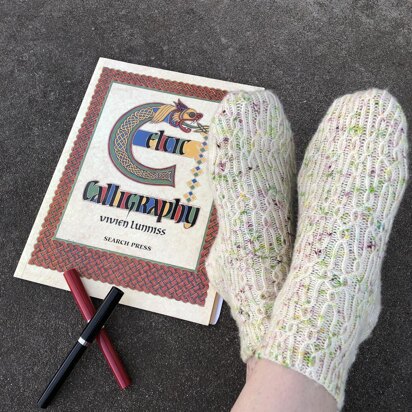 Calligrapher's Socks