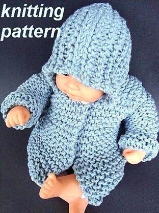 138, KNITTING PATTERN, BABY CARDIGAN