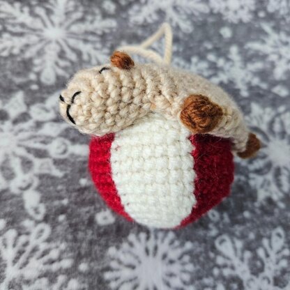 Christmas Capybara Bauble