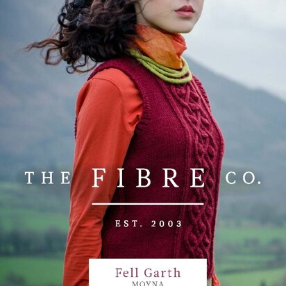 Moyna Trellis Cable Vest in The Fibre Co. Cumbria - Downloadable PDF