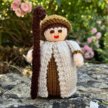 Nativity Shepherd Dolls Knitting Pattern - Toy Knitting Pattern