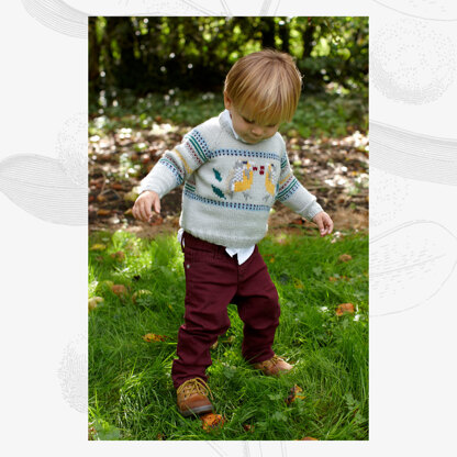 "Little Lark Jumper" - Jumper Knitting Pattern in Willow & Lark Nest