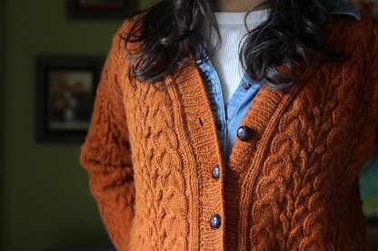 Smoked Orange Cardigan