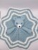 Crochet bear comforter and teether