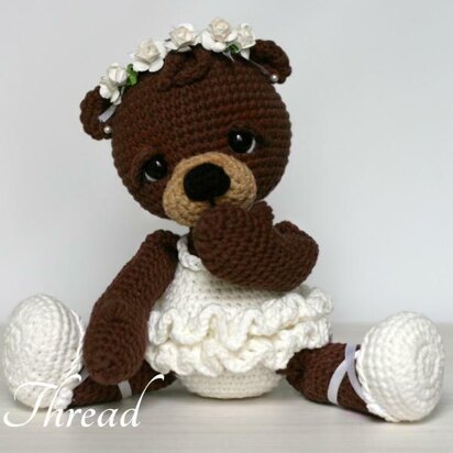 Bonbon, the Ballerina Bear Amigurumi