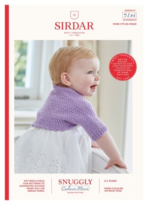 Bolero in Sirdar Snuggly Baby Cashmere Merino DK - 5246 - Downloadable PDF