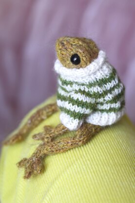 Fantasy Frog Knitting Digital Graphic · Creative Fabrica