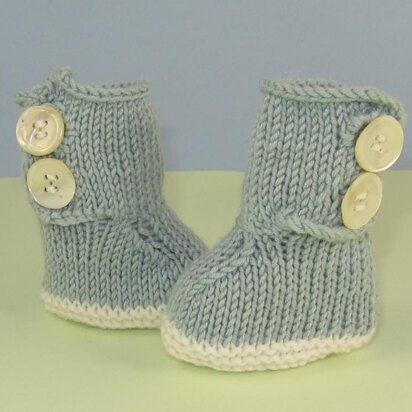 Baby 2 Button Booties