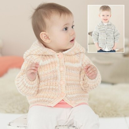 Jackets in Sirdar Snuggly Baby Crofter DK - 4670