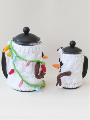 Snowmen Cafetiere Cosies